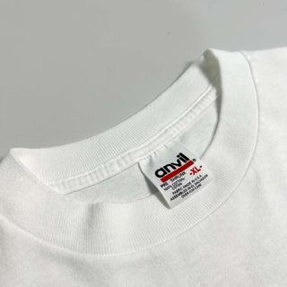 90's "made in USA" anvil "FARFROMPOOPEN" プリントTシャツ