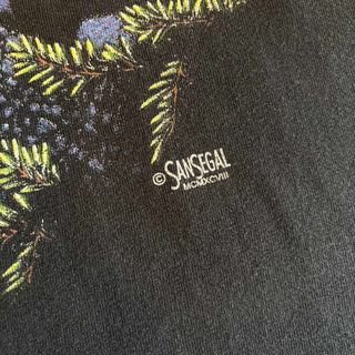 90's "made in USA" anvil オオカミ プリント Tシャツ