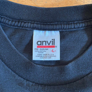 90's "made in USA" anvil オオカミ プリント Tシャツ