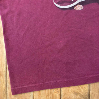 90's "made in USA" sportswear アニマル カレッジ プリント Tシャツ