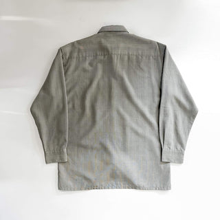 90's pierre cardin レーヨン×ポリエステル グレンチェック ボックスシルエット レギュラー L/Sシャツ