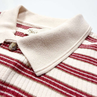 90's sedgefield ボーダー s/s ニットポロシャツ