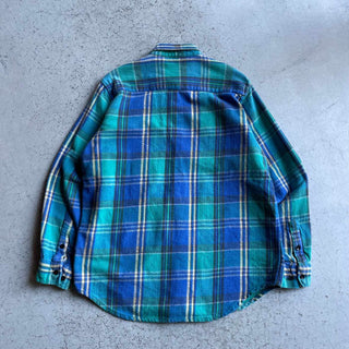 90's FIVE BROTHER チェック コットン ヘビーネルシャツ