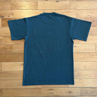 90's "made in USA" MILLER ボーダー カレッジ プリント Tシャツ