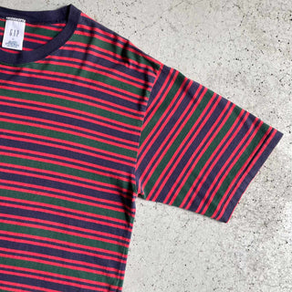 90's～ "DOMINICAN REPUBLIC" GAP マルチボーダー Tシャツ