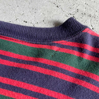 90's～ "DOMINICAN REPUBLIC" GAP マルチボーダー Tシャツ