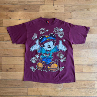 90's～ "made in USA" DISNEY ミッキー プリント Tシャツ