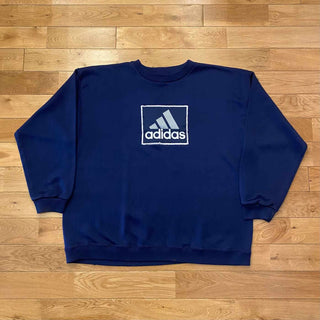 90's~ "MADE IN USA" adidas ロゴ スウェット シャツ