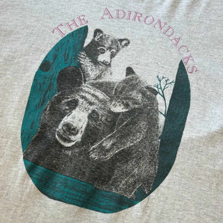 90s "made in USA" soft tee アニマル プリント Tシャツ