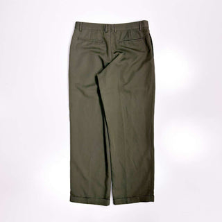 90's claiborne レーヨン 2タック ワイドスラックス