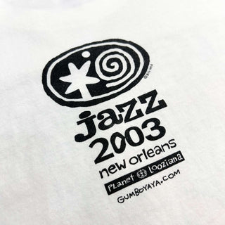 00's GILDAN BIG HEAD ジャズ プリントTシャツ