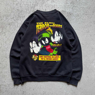 90's "MADE IN USA" TULTEX マービン・ザ・マーシャン 両面プリント スウェット