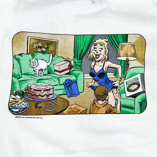 00's GILDAN MISTLETOE エロ 両面プリント Tシャツ