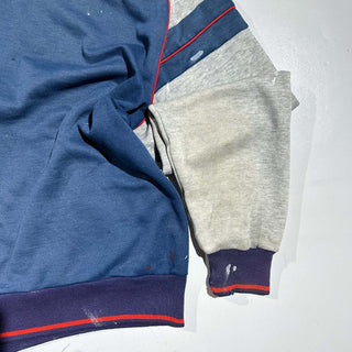 80's NIKE ペンキ ボロ フルジップ ブルゾンタイプ スウェット シャツ