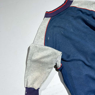 80's NIKE ペンキ ボロ フルジップ ブルゾンタイプ スウェット シャツ