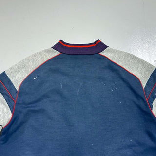 80's NIKE ペンキ ボロ フルジップ ブルゾンタイプ スウェット シャツ