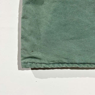 80's～ "made in USA" carhartt グリーン フェード 裏フランネル ダック ジャケット