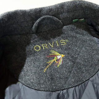 90's～00's ORVIS ハンティングタイプ ダブルジップ メルトン ウール ジャケット