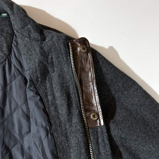 90's～00's ORVIS ハンティングタイプ ダブルジップ メルトン ウール ジャケット