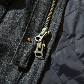 90's～00's ORVIS ハンティングタイプ ダブルジップ メルトン ウール ジャケット