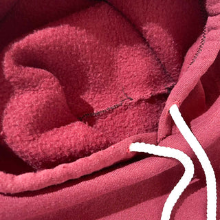 90's～ ワインレッド ドローコード 無地 スウェット パーカ