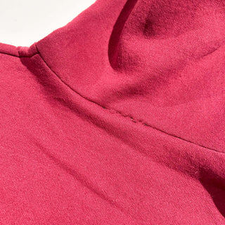 90's～ ワインレッド ドローコード 無地 スウェット パーカ