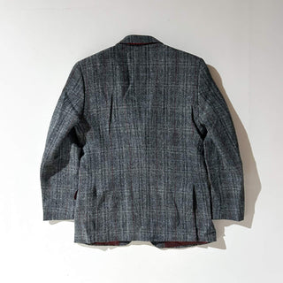 90's "made in PORTUGAL" Harris Tweed ヴァージンウール ツイード テーラード ジャケット