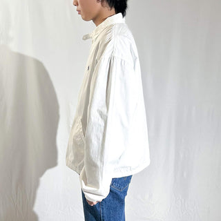 90's "made in SINGAPORE" OLD RALPH LAUREN ホワイト チンストラップ ドリズラー ジャケット