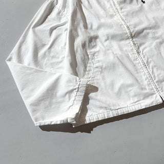 90's "made in SINGAPORE" OLD RALPH LAUREN ホワイト チンストラップ ドリズラー ジャケット