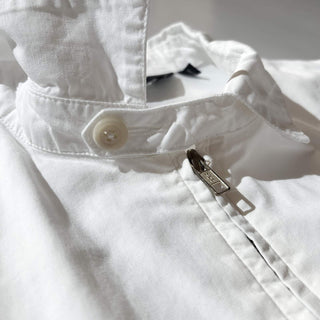 90's "made in SINGAPORE" OLD RALPH LAUREN ホワイト チンストラップ ドリズラー ジャケット