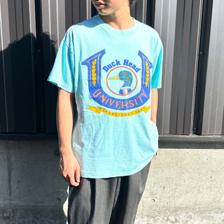 90's "made in USA" Duck Head プリント Tシャツ