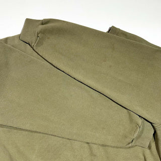 90's "made in USA" champion カーキ ワンポイント スウェット シャツ