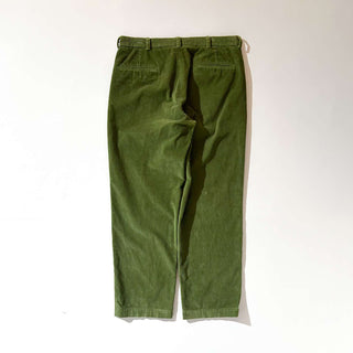 ～00's Brooks Brothers モスグリーン 細畝 コーデュロイ パンツ