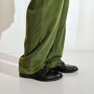 ～00's Brooks Brothers モスグリーン 細畝 コーデュロイ パンツ