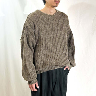 ～90's "made in ITALY" ウール×アルパカ メランジ ニット セーター