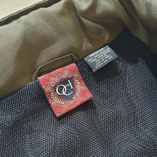 90's～00's OLD COLLEGE オリーブ ドローコード シェル ベスト