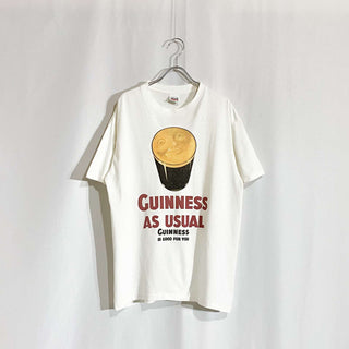 90's "made in USA" anvil "GUINNESS" プリント Tシャツ