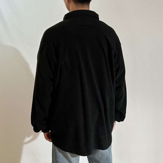 00's Wrangler ブラック L/Sフリースシャツ