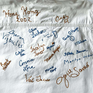 80's BANANA REPUBLIC メモリアル スーベニア 刺繍 サファリ ベスト