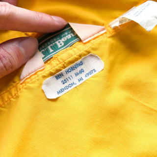 80's L.L.Bean "made in USA" イエロー アノラック ジャケット