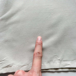 90's～00's PURITAN レーヨン×ポリエステル ライトベージュ レギュラーカラー S/Sシャツ