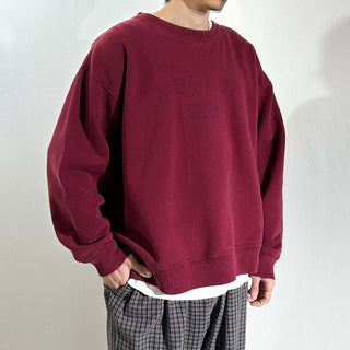 00's GEAR 染み込みプリント カレッジ スウェット シャツ