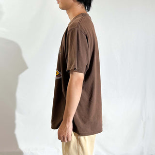 90's "made in USA" changes "Huh?" フェード ワイリーコヨーテ キャラクター プリント Tシャツ
