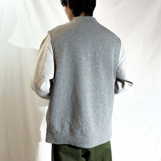 00's GAP 裏フリース フルジップ スウェット ベスト