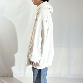 00's NIKE ボロ センタースウッシュ スウェット パーカ