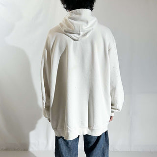 00's NIKE ボロ センタースウッシュ スウェット パーカ