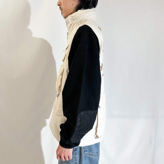 80's BANANA REPUBLIC メモリアル スーベニア 刺繍 サファリ ベスト