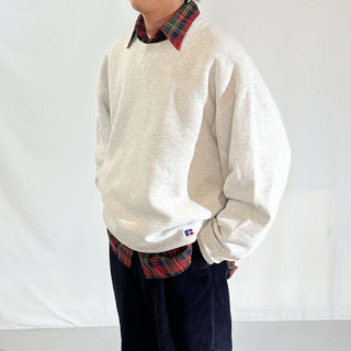 90's "made in USA" L.L.Bean×Russell 無地 スウェット シャツ