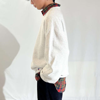 90's "made in USA" L.L.Bean×Russell 無地 スウェット シャツ