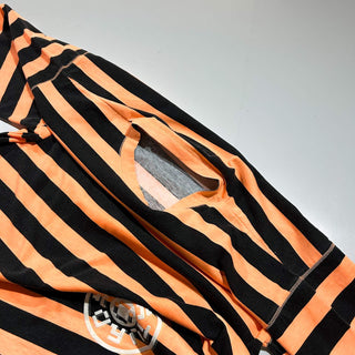 90's～00's SATURDAYS オレンジ×ブラック ボーダー Tシャツ